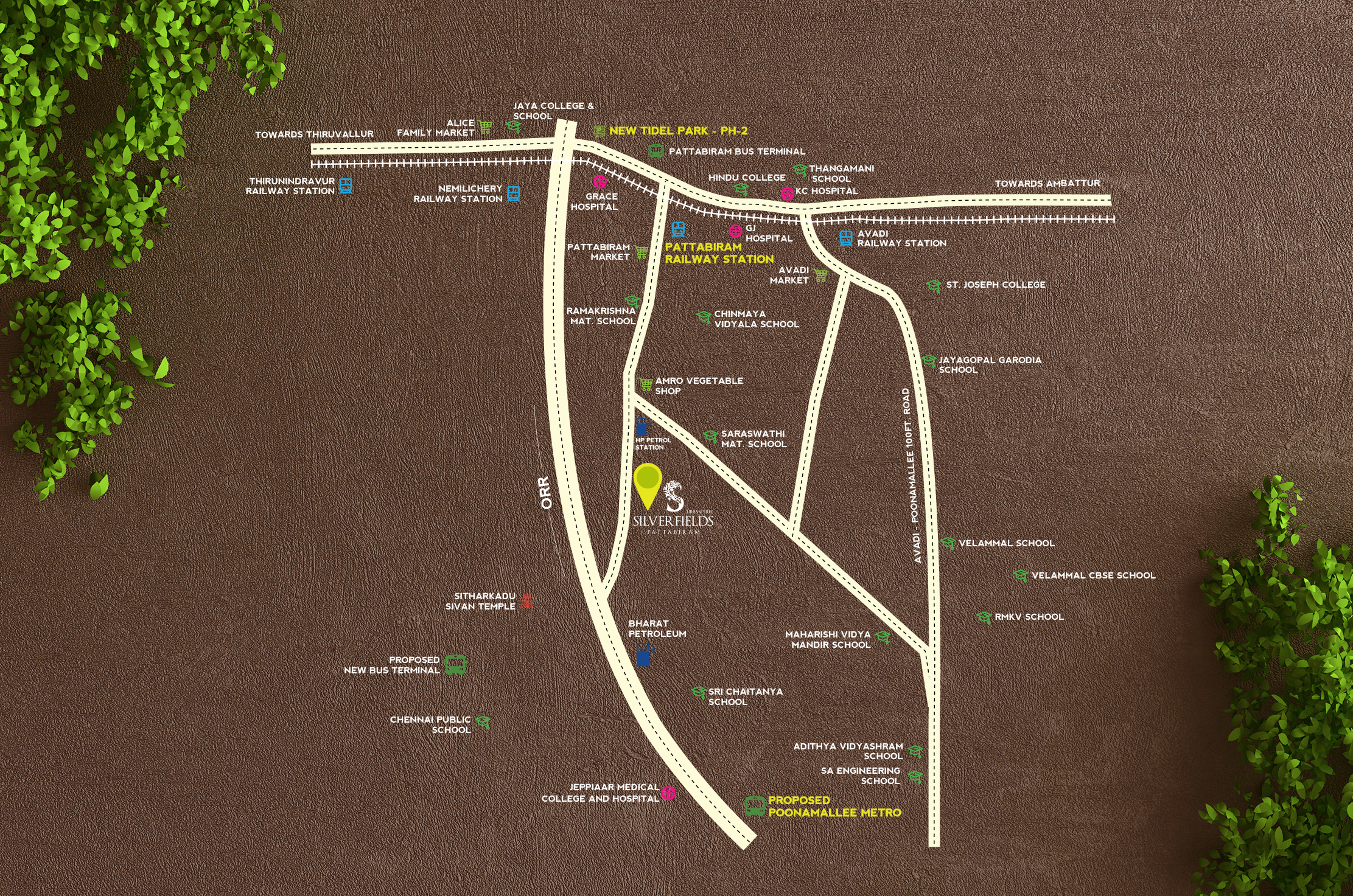 gated community villa Plots or Land for sale in Pattabiram, chennai